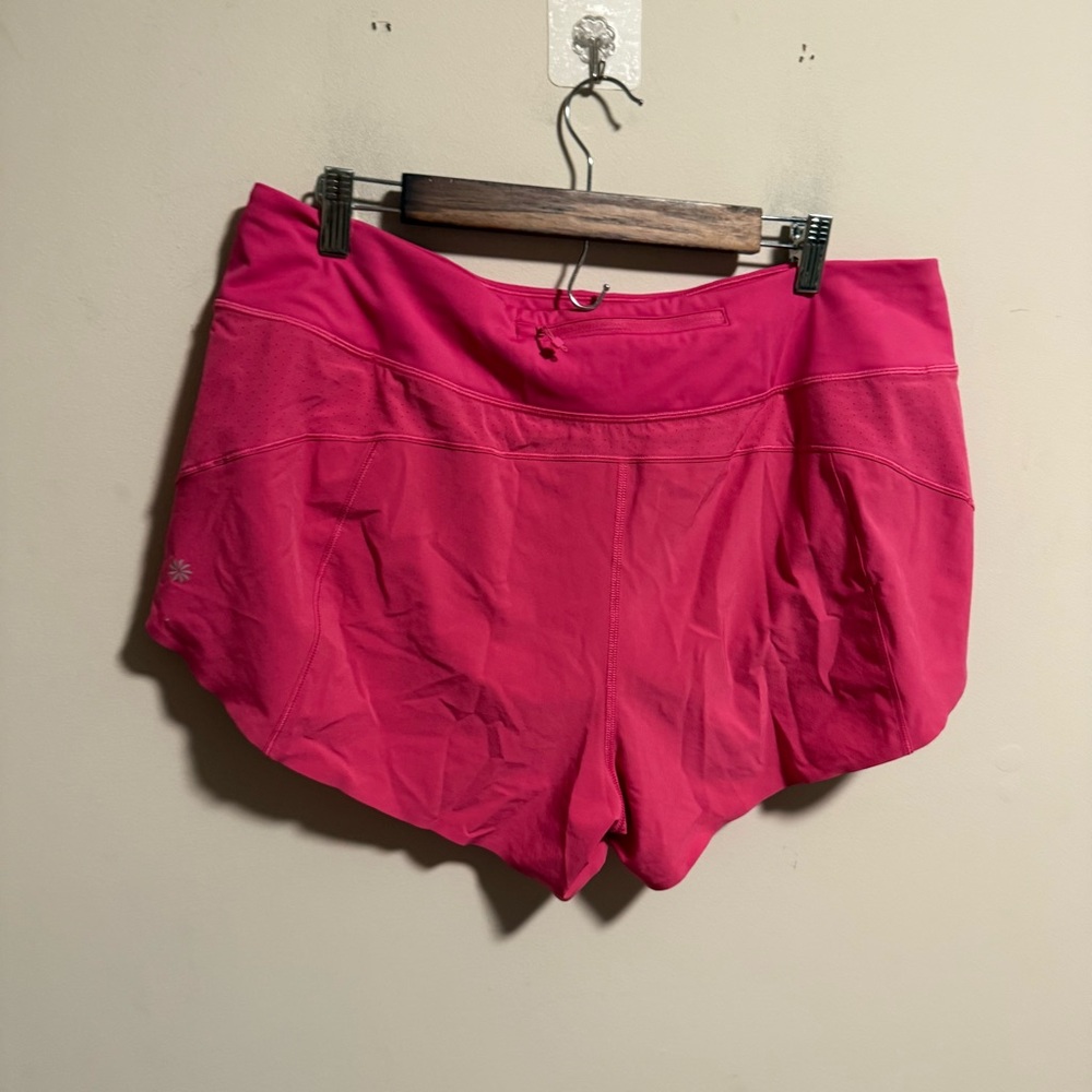 Athleta Run With It 3.5” Short in Salvia Pink- Size XL - Picture 3 of 8